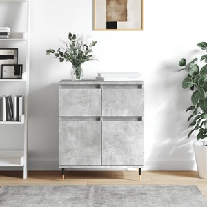 vidaXL, vidaXL Sideboard Betongrau 60x35x70 cm Holzwerkstoff