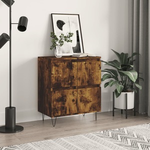vidaXL, vidaXL Sideboard Räuchereiche 60x35x70 cm Holzwerkstoff