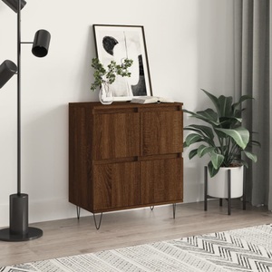 vidaXL, vidaXL Sideboard Braun Eichen-Optik 60x35x70 cm Holzwerkstoff