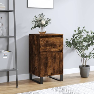 vidaXL, vidaXL Sideboard Räuchereiche 40x35x70 cm Holzwerkstoff