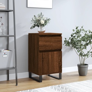 vidaXL, vidaXL Sideboard Braun Eichen-Optik 40x35x70 cm Holzwerkstoff