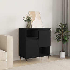 vidaXL, vidaXL Sideboard Schwarz 60x35x70 cm Holzwerkstoff