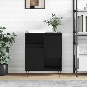 vidaXL, vidaXL Sideboard Schwarz 60x35x70 cm Holzwerkstoff