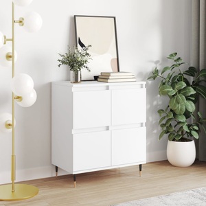 vidaXL, vidaXL Sideboard Weiß 60x35x70 cm Holzwerkstoff
