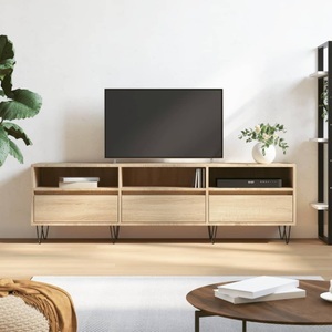 vidaXL, vidaXL TV-Schrank Sonoma-Eiche 150x30x44,5 cm Holzwerkstoff, vidaXL TV-Schrank Sonoma-Eiche 150x30x44,5 cm Holzwerkstoff