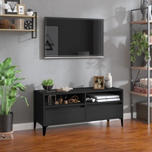 vidaXL, vidaXL TV-Schrank Schwarz 100x34,5x44,5 cm Holzwerkstoff, 