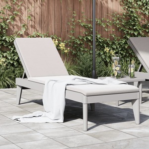 vidaXL, vidaXL Sonnenliege Grau 186x60x29 cm PP, vidaXL Sonnenliege Grau 186x60x29 cm PP