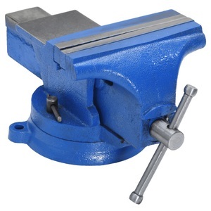 vidaXL, vidaXL Schraubstock Blau 125 mm Gusseisen, vidaXL Schraubstock Blau 125 mm Gusseisen