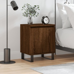 vidaXL, vidaXL Nachttisch Braun Eichen-Optik 40x30x50 cm Holzwerkstoff, vidaXL Nachttisch Braun Eichen-Optik 40x30x50 cm Holzwerkstoff