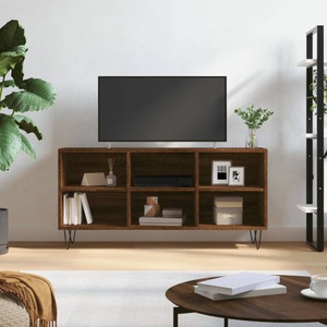 vidaXL, vidaXL TV-Schrank Braun Eichen-Optik 103,5x30x50 cm Holzwerkstoff