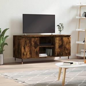 vidaXL, vidaXL TV-Schrank Räuchereiche 104x35x50 cm Holzwerkstoff, vidaXL TV-Schrank Räuchereiche 104x35x50 cm Holzwerkstoff