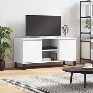 vidaXL, vidaXL TV-Schrank Weiß 104x35x50 cm Holzwerkstoff