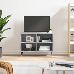 vidaXL, vidaXL TV-Schrank Betongrau 69,5x30x50 cm Holzwerkstoff