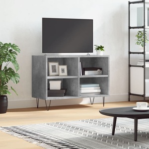 vidaXL, vidaXL TV-Schrank Betongrau 69,5x30x50 cm Holzwerkstoff