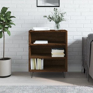 vidaXL, vidaXL Sideboard Braun Eichen-Optik 57x35x70 cm Holzwerkstoff