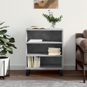 vidaXL, vidaXL Sideboard Betongrau 57x35x70 cm Holzwerkstoff