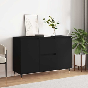 vidaXL, vidaXL Sideboard Schwarz 104x35x70 cm Holzwerkstoff
