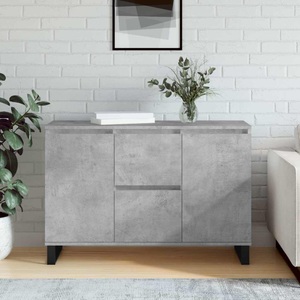 vidaXL, vidaXL Sideboard Betongrau 104x35x70 cm Holzwerkstoff