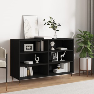 vidaXL, vidaXL Sideboard Schwarz 103,5x35x70 cm Holzwerkstoff