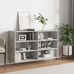 vidaXL, vidaXL Sideboard Betongrau 103,5x35x70 cm Holzwerkstoff