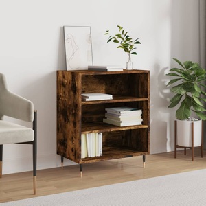 vidaXL, vidaXL Sideboard Räuchereiche 57x35x70 cm Holzwerkstoff