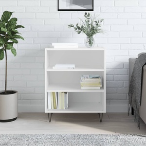 vidaXL, vidaXL Sideboard Weiß 57x35x70 cm Holzwerkstoff