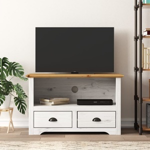 vidaXL, vidaXL TV-Schrank mit 2 Schubladen BODO Braun 91x43x56 cm Kiefernholz, vidaXL TV-Schrank mit 2 Schubladen BODO 91,5x44,5x56 cm Kiefernholz