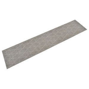 vidaXL, vidaXL Küchenteppich Waschbar Raute 60x300 cm Samt, vidaXL Küchenteppich Waschbar Raute 60x300 cm Samt