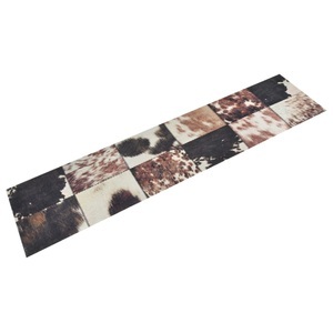 vidaXL, vidaXL Küchenteppich Waschbar Tierfell 60x300 cm Samt, vidaXL Küchenteppich Waschbar Tierfell 60x300 cm Samt