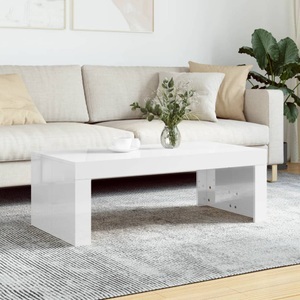 vidaXL, vidaXL Couchtisch Hochglanz-Weiß 102x50x36 cm Holzwerkstoff