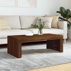 vidaXL, vidaXL Couchtisch Braun Eichen-Optik 102x50x36 cm Holzwerkstoff