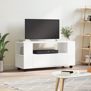 vidaXL, vidaXL TV-Schrank Weiß 102x34,5x43 cm Holzwerkstoff, vidaXL TV-Schrank Weiß 102x34,5x43 cm Holzwerkstoff
