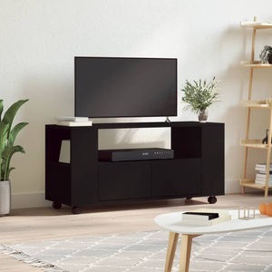 vidaXL, vidaXL TV-Schrank Schwarz 102x34,5x43 cm Holzwerkstoff, vidaXL TV-Schrank Schwarz 102x34,5x43 cm Holzwerkstoff