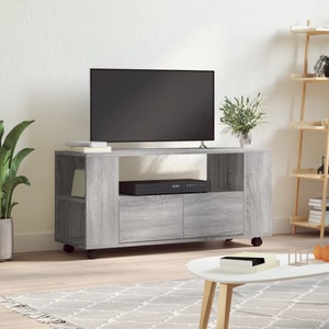vidaXL, vidaXL TV-Schrank Grau Sonoma 102x34,5x43 cm Holzwerkstoff, vidaXL TV-Schrank Grau Sonoma 102x34,5x43 cm Holzwerkstoff