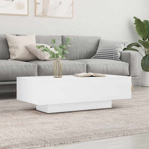 vidaXL, vidaXL Couchtisch Hochglanz-Weiß 100x49,5x31 cm Holzwerkstoff