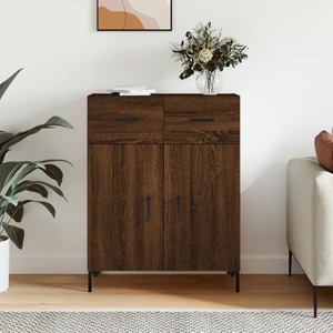 vidaXL, vidaXL Sideboard Braun Eichen-Optik 69,5x34x90 cm Holzwerkstoff