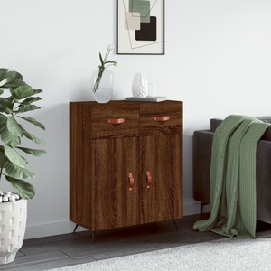 vidaXL, vidaXL Sideboard Braun Eichen-Optik 69,5x34x90 cm Holzwerkstoff