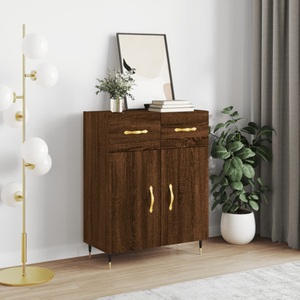vidaXL, vidaXL Sideboard Braun Eichen-Optik 69,5x34x90 cm Holzwerkstoff