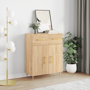 vidaXL, vidaXL Sideboard Sonoma-Eiche 69,5x34x90 cm Holzwerkstoff, vidaXL Sideboard Sonoma-Eiche 69,5x34x90 cm Holzwerkstoff