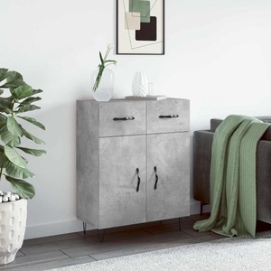 vidaXL, vidaXL Sideboard Betongrau 69,5x34x90 cm Holzwerkstoff