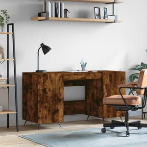 vidaXL, vidaXL Schreibtisch Räuchereiche 140x50x75 cm Holzwerkstoff