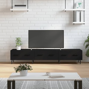 vidaXL, vidaXL TV-Schrank Schwarz 150x36x30 cm Holzwerkstoff, 