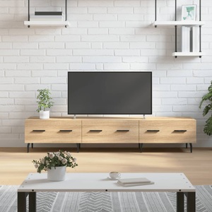 vidaXL, vidaXL TV-Schrank Sonoma-Eiche 150x36x30 cm Holzwerkstoff, vidaXL TV-Schrank Sonoma-Eiche 150x36x30 cm Holzwerkstoff