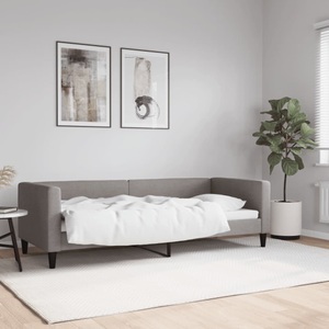 vidaXL, vidaXL Tagesbett Taupe 80x200 cm Stoff