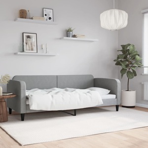 vidaXL, vidaXL Tagesbett Hellgrau 80x200 cm Stoff