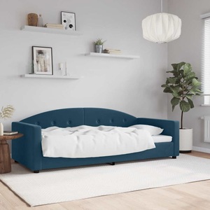 vidaXL, vidaXL Tagesbett Blau 90x200 cm Samt