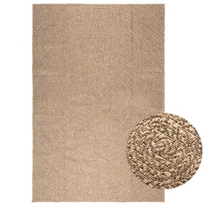 vidaXL, vidaXL Teppich 160x230 cm Jute-Optik Innen und Außen