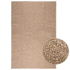 vidaXL, vidaXL Teppich 200x290 cm Jute-Optik Innen und Außen