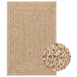 vidaXL, vidaXL Teppich 200x290 cm Jute-Optik Innen und Außen