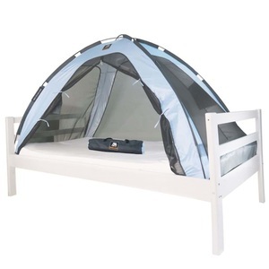 Deryan, DERYAN Bettzelt mit Moskitonetz 200x90x110 cm Himmelblau, 